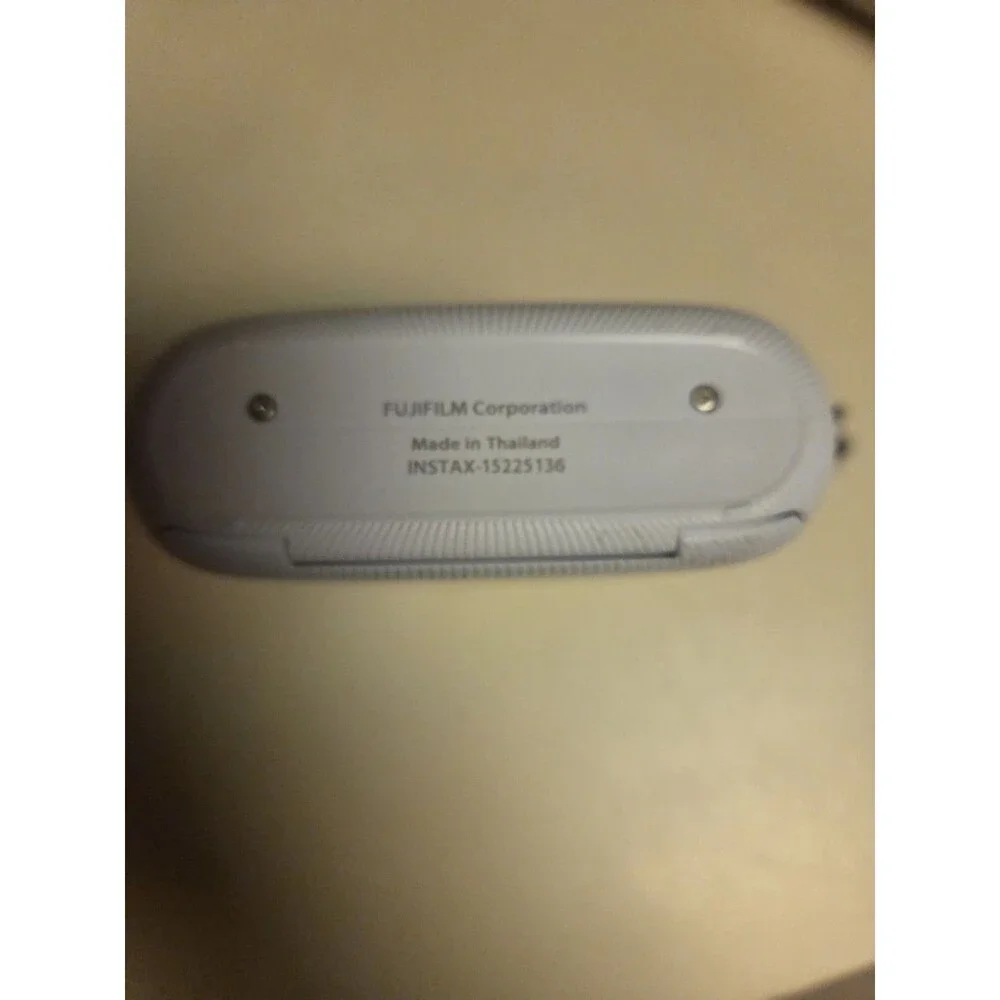 Fujifilm Instax Mini Link Smartphone Printer Ash White Portable Bluetooth Cable